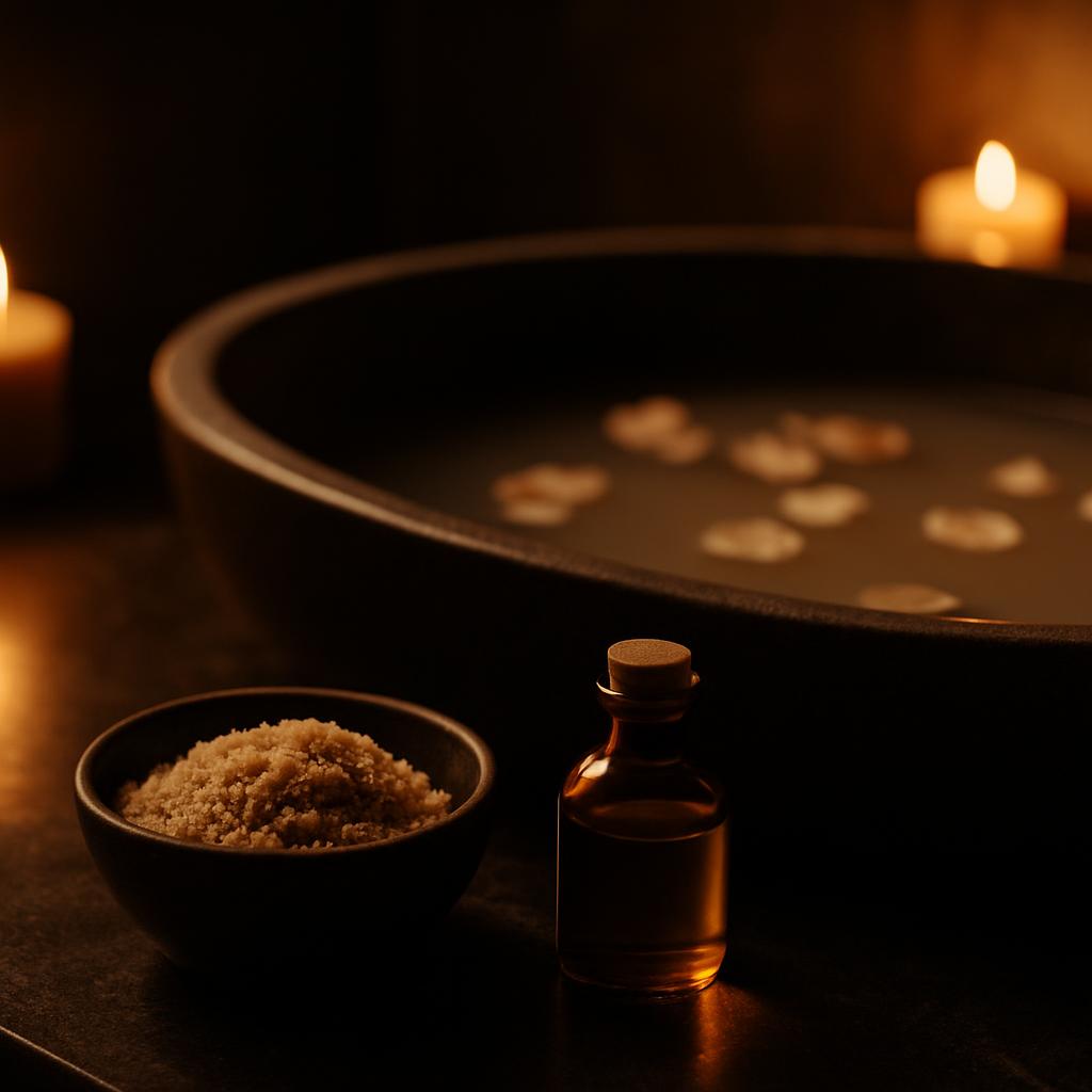 อโรม่า & สครับ & มิลค์บาธ - โปรแกรมนวด หมอนวดชาย Mandel Spa กรุงเทพ (120 นาที)