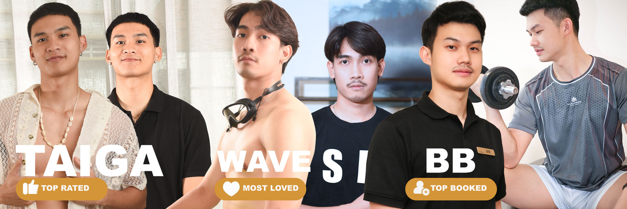 top rated, top booked, most loved therapist